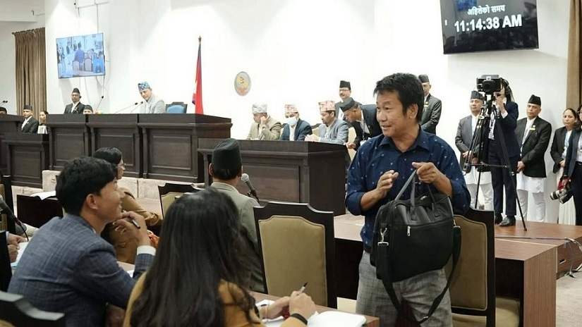 हर्क साम्पाङले गरे प्रतिनिधिसभा बैठक बहिष्कार