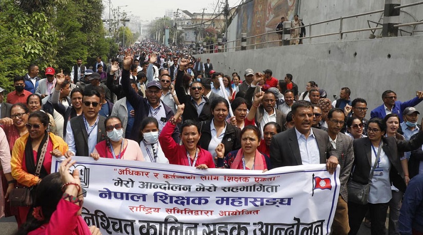 शिक्षक आन्दोलन भनेको ठुलो मात्रामा अस्थाइको नाममा भएको कार्यकर्ता भर्ति नै हो